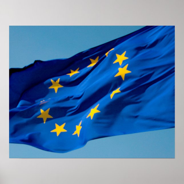 Póster Bandera de la UE (Frente)