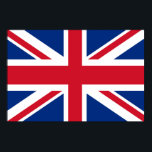 Póster Bandera de la Unión Real del Reino Unido<br><div class="desc">La bandera de la Unión o la bandera de la Unión es la bandera nacional del Reino Unido. La bandera también tiene un estatus oficial o semioficial en otros reinos de la Commonwealth; por ejemplo, es, por resolución parlamentaria, una bandera oficial en Canadá y conocida allí como la Bandera Real...</div>
