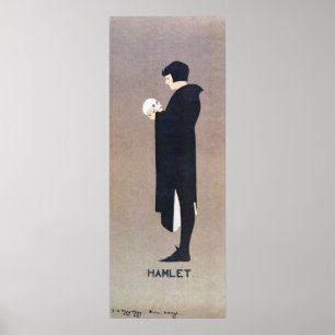 Póster Bandera de la vertical de Beggarstaffs Hamlet del
