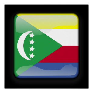 Póster Bandera de las Comoras