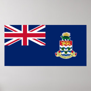 Póster Bandera de las Islas Caimán