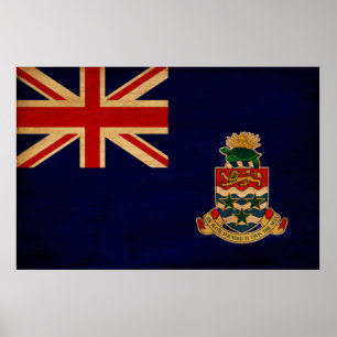 Póster Bandera de las Islas Caimán