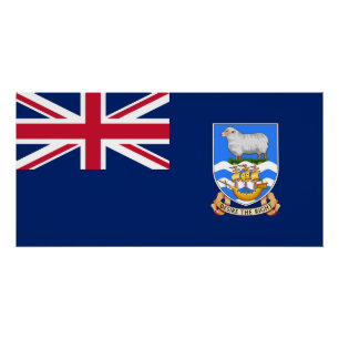 Póster Bandera de las Islas Malvinas