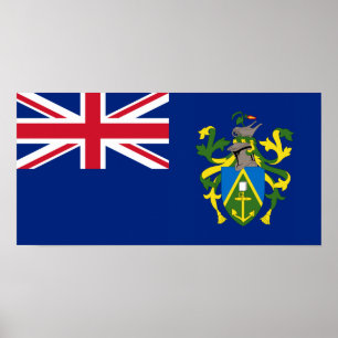 Póster Bandera de las Islas Pitcairn