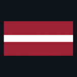 Póster Bandera de Letonia<br><div class="desc">Bandera patriótica de Letonia.</div>