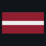 Póster Bandera de Letonia<br><div class="desc">Bandera patriótica de Letonia.</div>