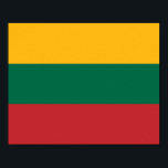 Póster Bandera de Lituania<br><div class="desc">Bandera de Lituania</div>