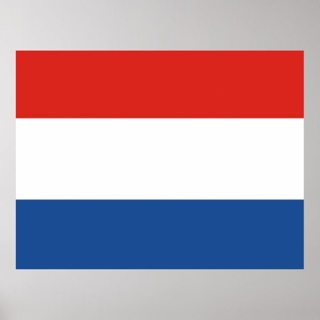 Póster Bandera de los Países Bajos (Frente)