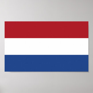Póster Bandera de los Países Bajos
