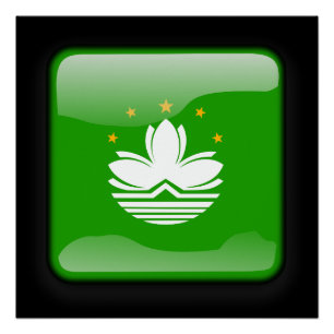 Póster Bandera de Macao
