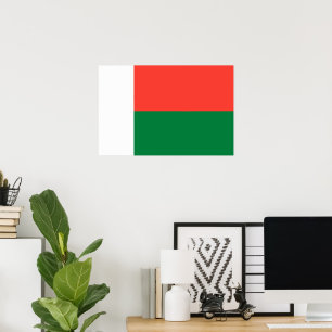 Póster Bandera de Madagascar
