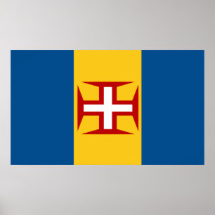 Póster Bandera de Madeira