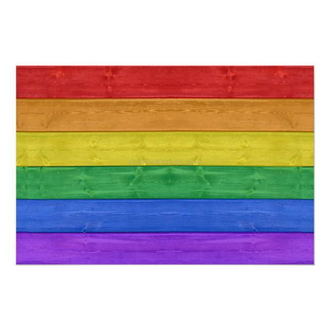 Póster Bandera de madera de orgullo de SlipperyJoe arco i (Anverso)