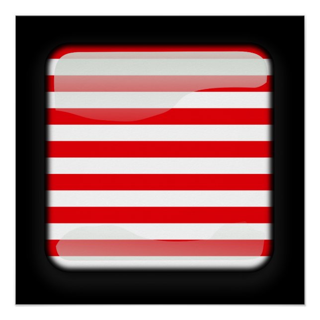 Póster Bandera de Malasia (Anverso)