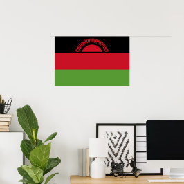 Póster Bandera de Malawi