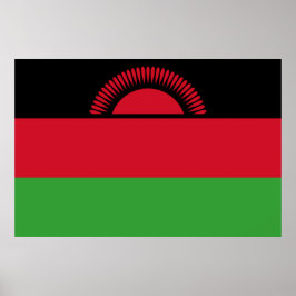 Póster Bandera de Malawi