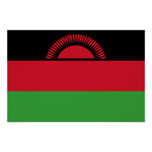 Póster Bandera de Malawi