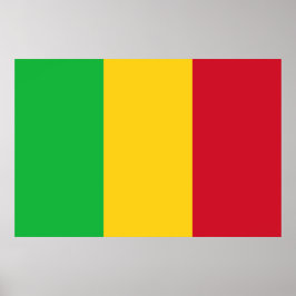 Póster Bandera de Mali
