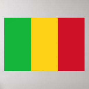 Póster Bandera de Mali