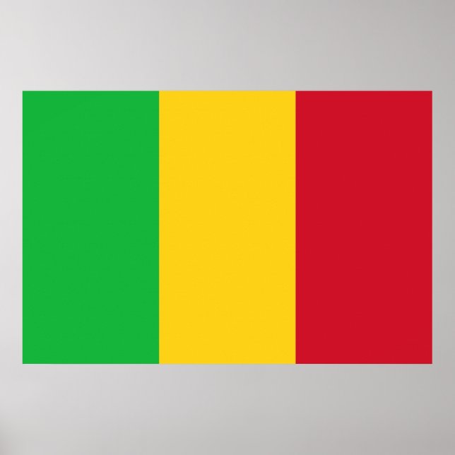 Póster Bandera de Mali (Frente)