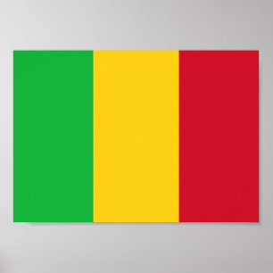 Póster Bandera de Mali