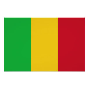 Póster Bandera de Mali