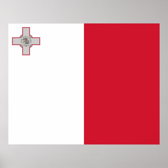 Póster Bandera de Malta (Frente)