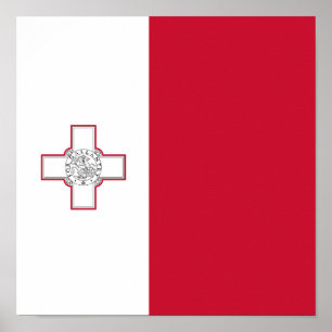 Póster Bandera de Malta