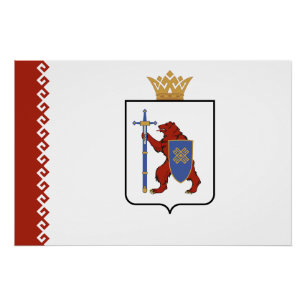 Póster Bandera de Mari El