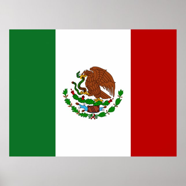 Póster Bandera de México (Frente)