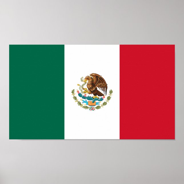 Póster Bandera de México (Frente)