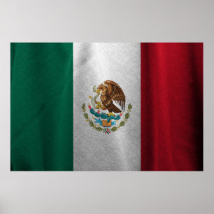 Póster Bandera de México
