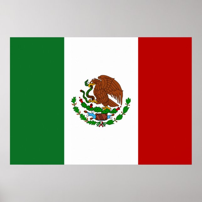 Póster Bandera de México (Frente)