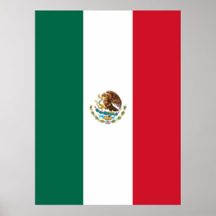 Póster Bandera de México