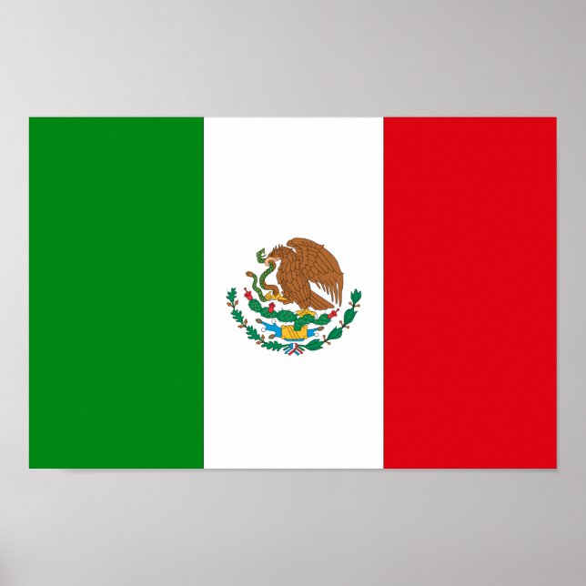 Póster Bandera de México (Frente)