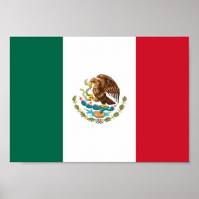 Póster Bandera de México (Frente)