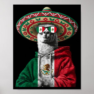 Póster Bandera de México Orgullo Mexicano Raíces Mexicana