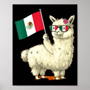 Póster Bandera de México orgullo mexicano raíces mexicana