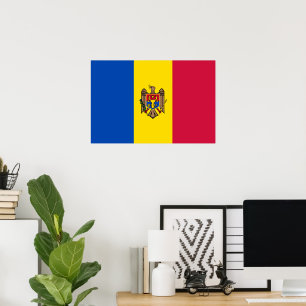 Póster Bandera de Moldavia