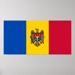 Póster Bandera de Moldavia