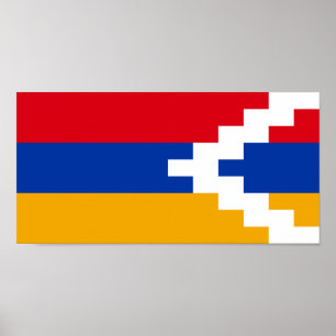 Póster Bandera de Nagorno Karabaj