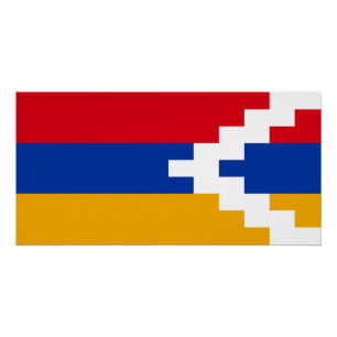 Póster Bandera de Nagorno Karabakh