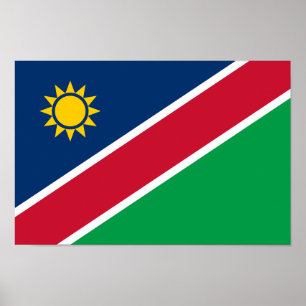 Póster Bandera de Namibia