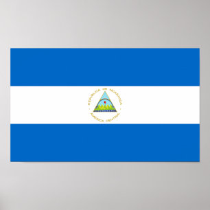 Póster Bandera de Nicaragua