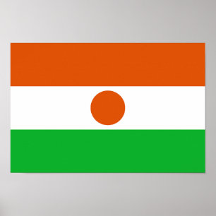 Póster Bandera de Níger