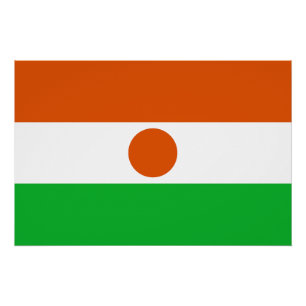 Póster Bandera de Níger