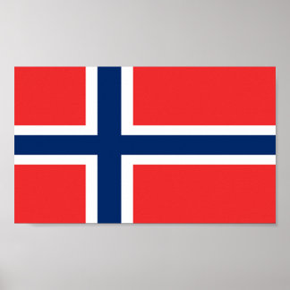 Póster Bandera de Noruega