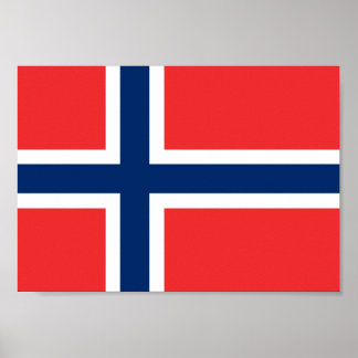 Póster Bandera de Noruega