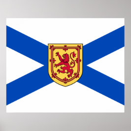 Póster Bandera de Nueva Escocia (provincia canadiense)