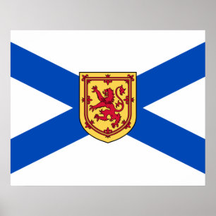 Póster Bandera de Nueva Escocia (provincia canadiense)